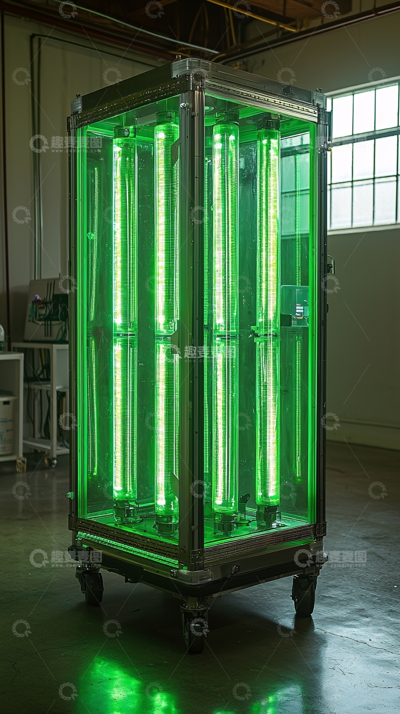 高清大图下载【趣麦麦图】绿色发光装置