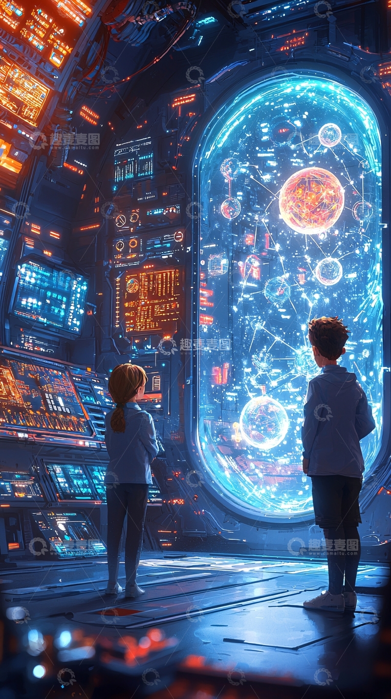 高清大图下载【趣麦麦图】未来科技