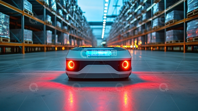 高清大图下载【趣麦麦图】仓库机器人