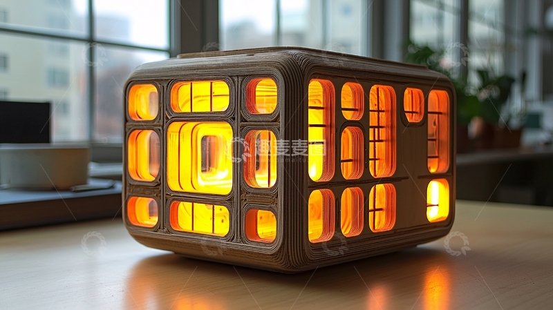 高清大图下载【趣麦麦图】木质创意台灯