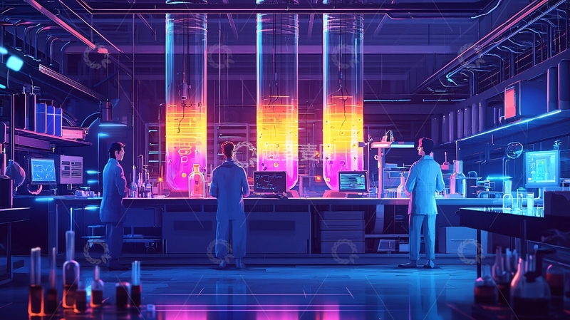 高清大图下载【趣麦麦图】未来科技实验室