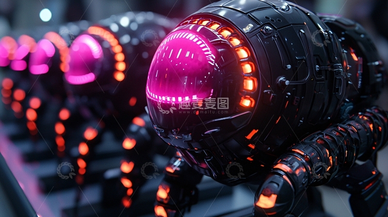 高清大图下载【趣麦麦图】科幻机器人