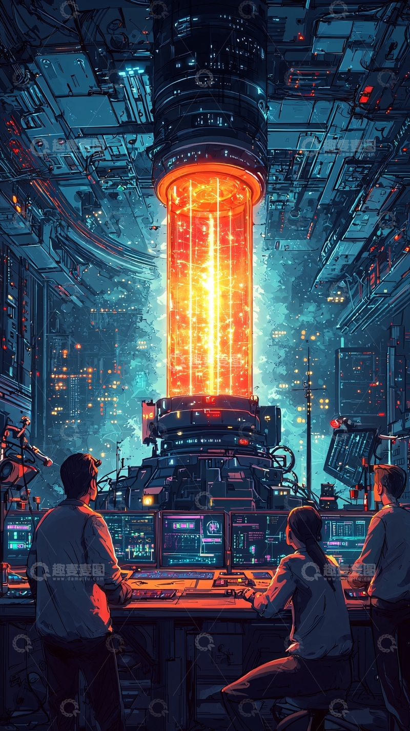 高清大图下载【趣麦麦图】未来科技