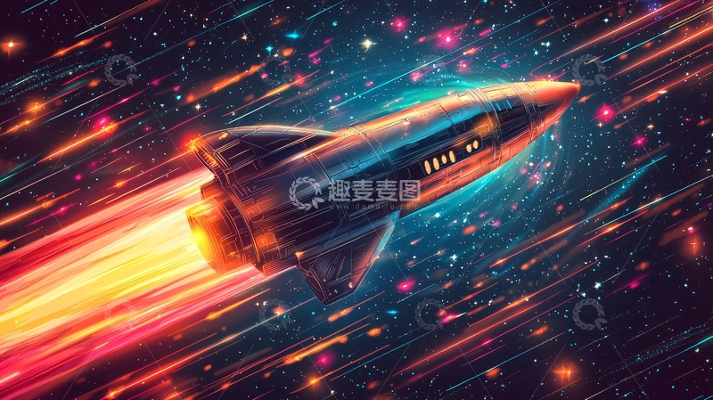 高清大图下载【趣麦麦图】宇宙飞船