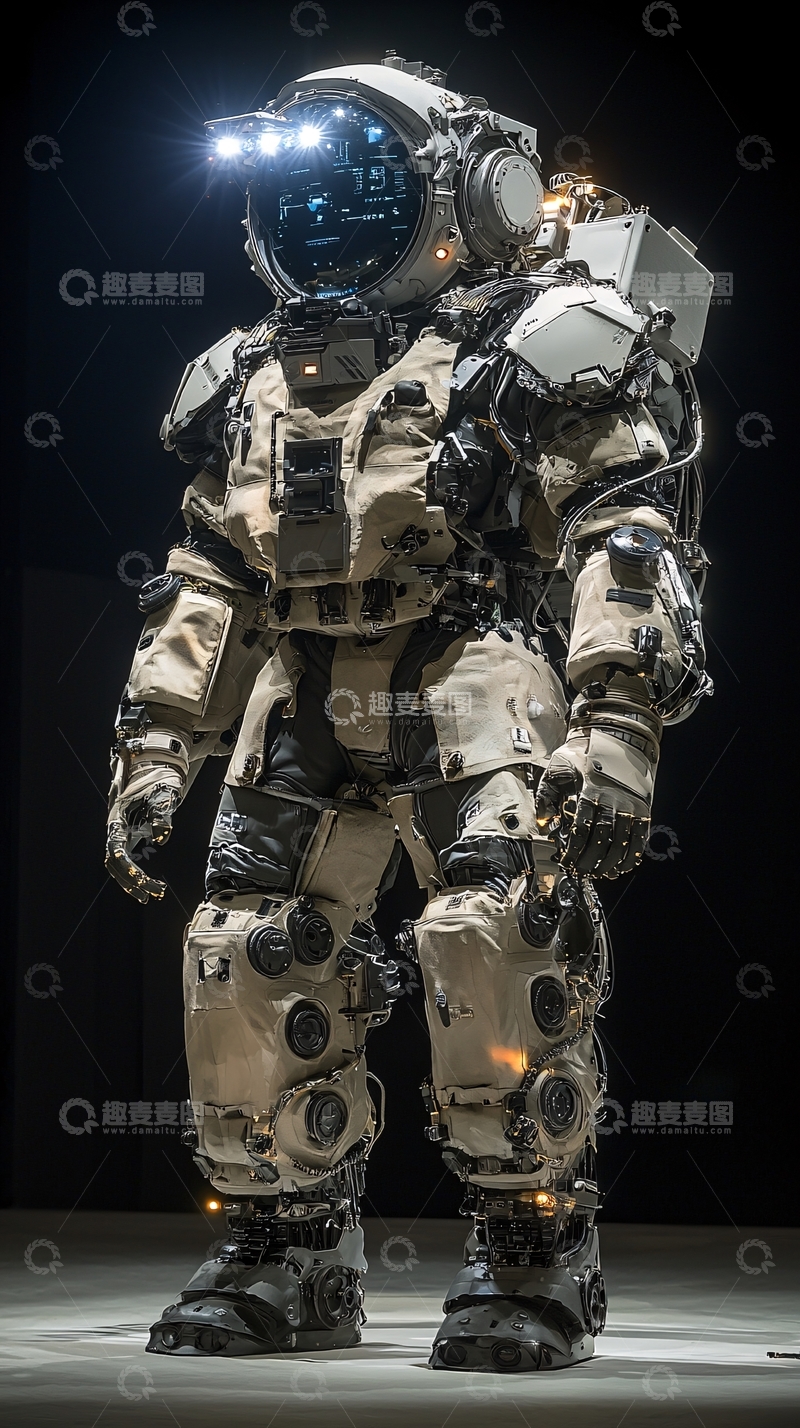高清大图下载【趣麦麦图】未来科技动力装甲