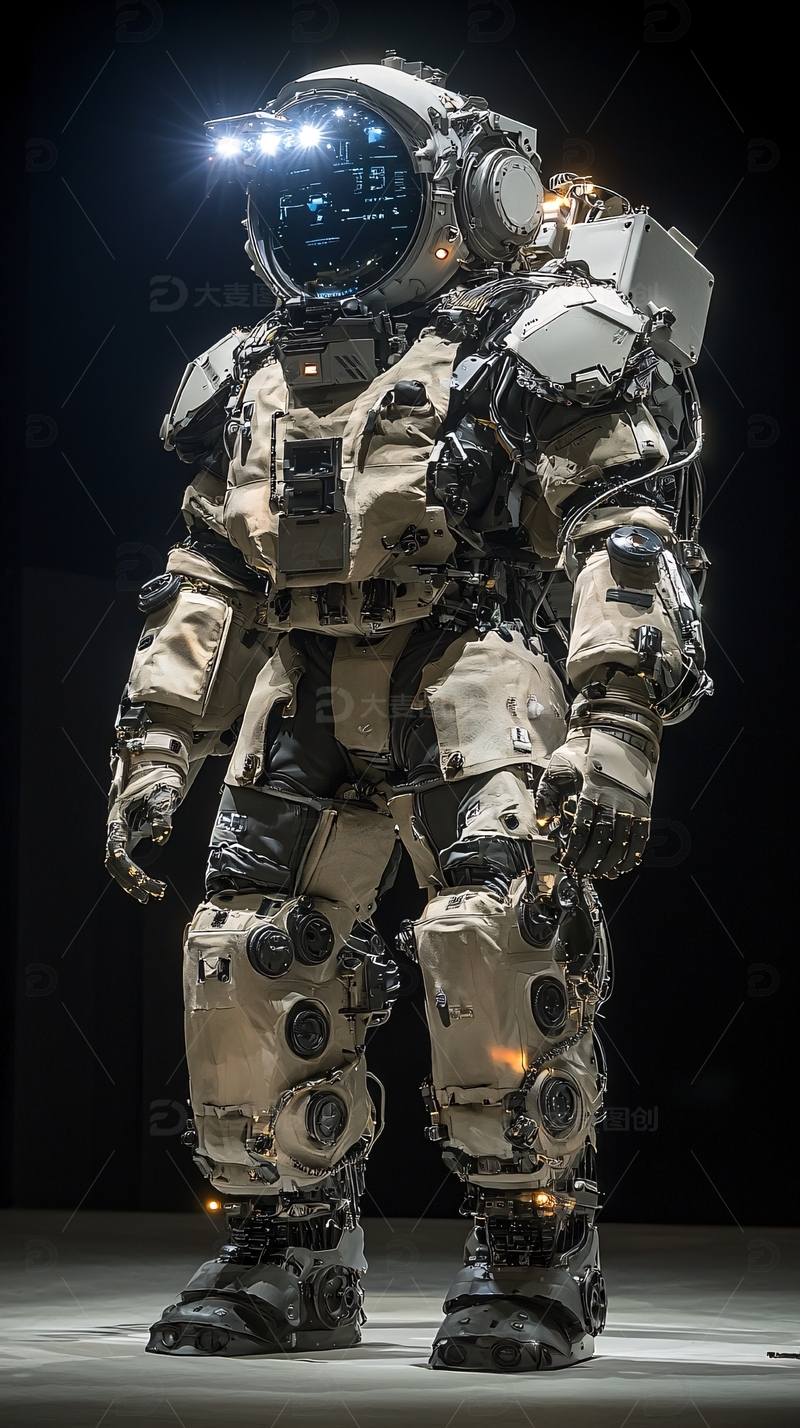 高清大图下载【趣麦麦图】未来科技动力装甲