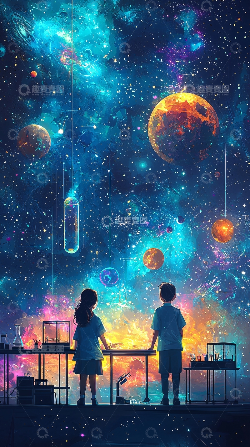 高清大图下载【趣麦麦图】梦幻星空