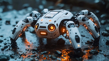 未来科技蜘蛛机器人