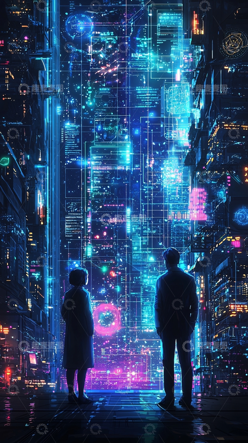 高清大图下载【趣麦麦图】未来城市景象