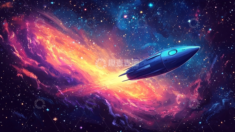 高清大图下载【趣麦麦图】宇宙飞船