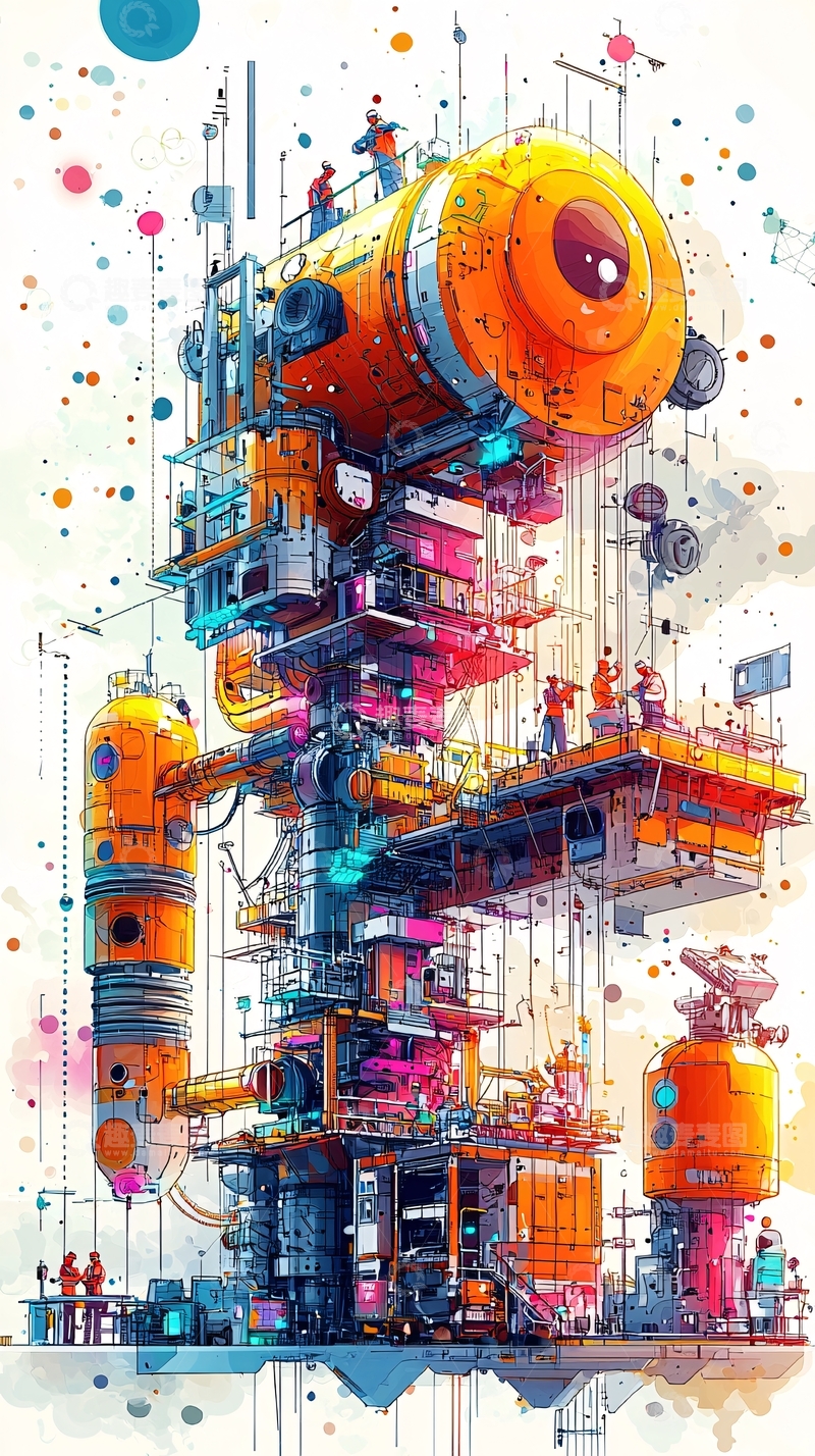 高清大图下载【趣麦麦图】未来科技感建筑