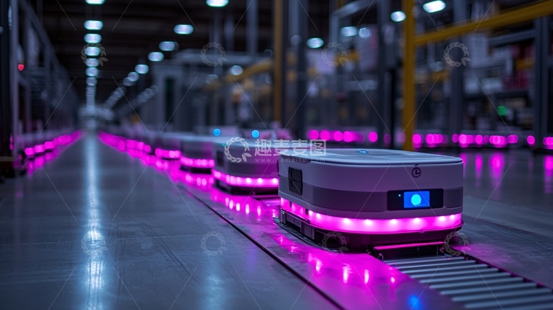 高清大图下载【趣麦麦图】自动导引车队