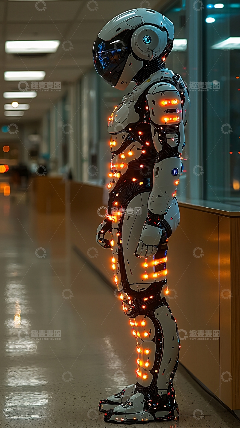 高清大图下载【趣麦麦图】科幻机器人