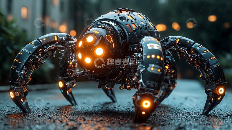 高清大图下载【趣麦麦图】机械蜘蛛