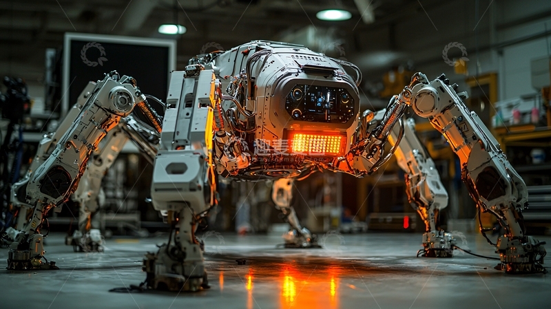 高清大图下载【趣麦麦图】未来科技感机器人