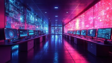 未来科技感数据中心