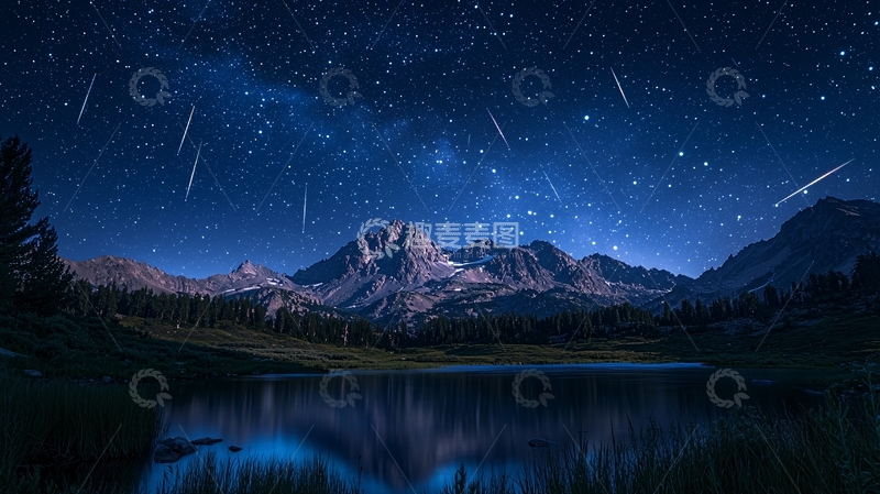 高清大图下载【趣麦麦图】流星雨