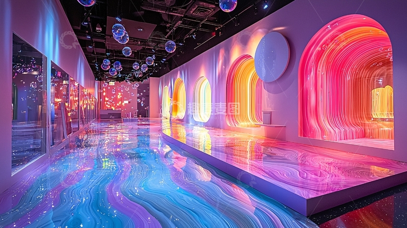 高清大图下载【趣麦麦图】梦幻潮流ins风沉浸式艺术空间
