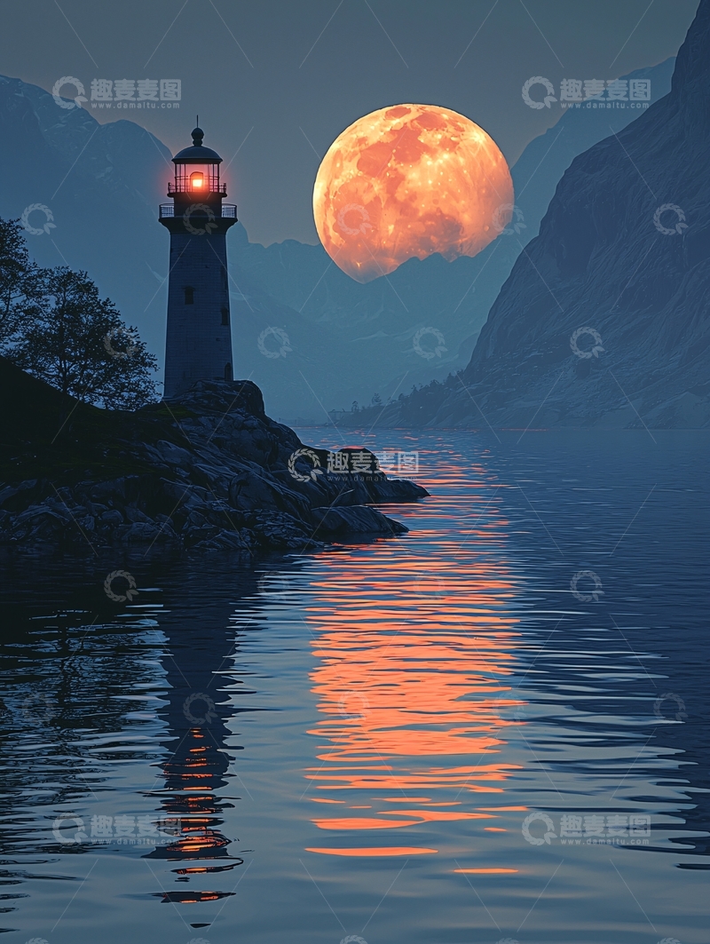 高清大图下载【趣麦麦图】灯塔