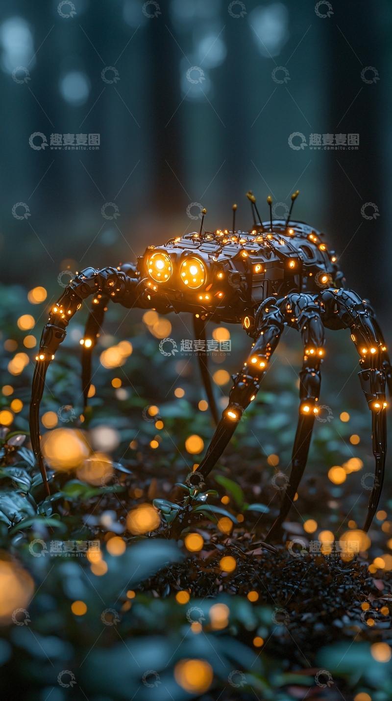高清大图下载【趣麦麦图】机械蜘蛛