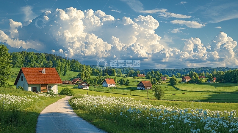 高清大图下载【趣麦麦图】田园风光258