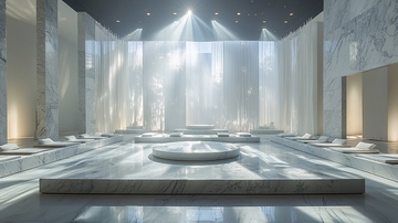 现代极简风格水疗中心