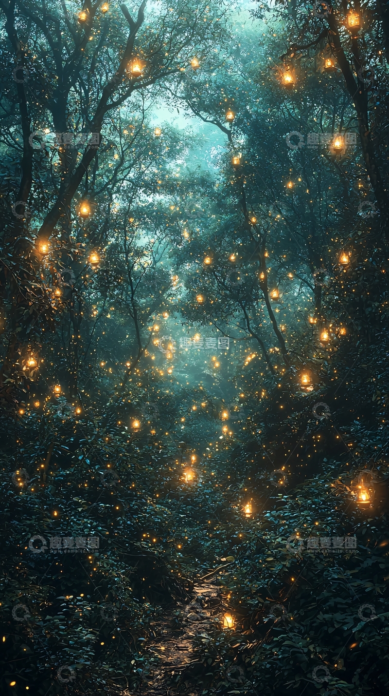高清大图下载【趣麦麦图】梦幻森林