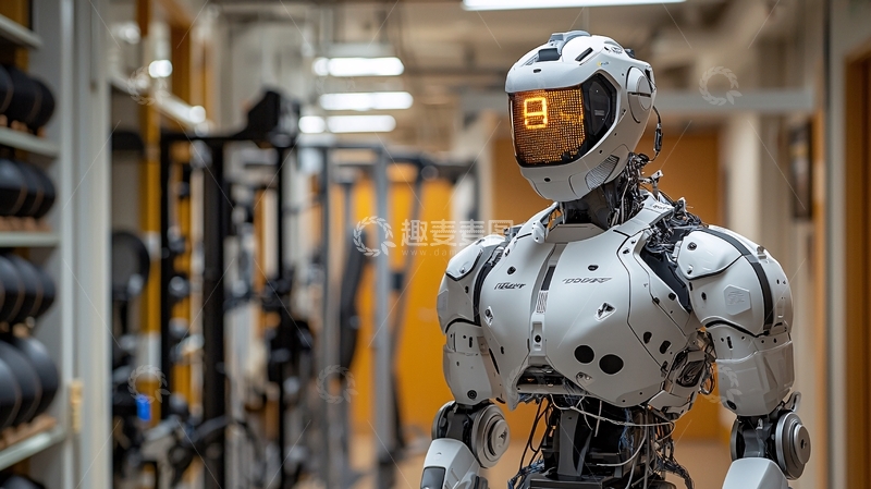 高清大图下载【趣麦麦图】未来感机器人