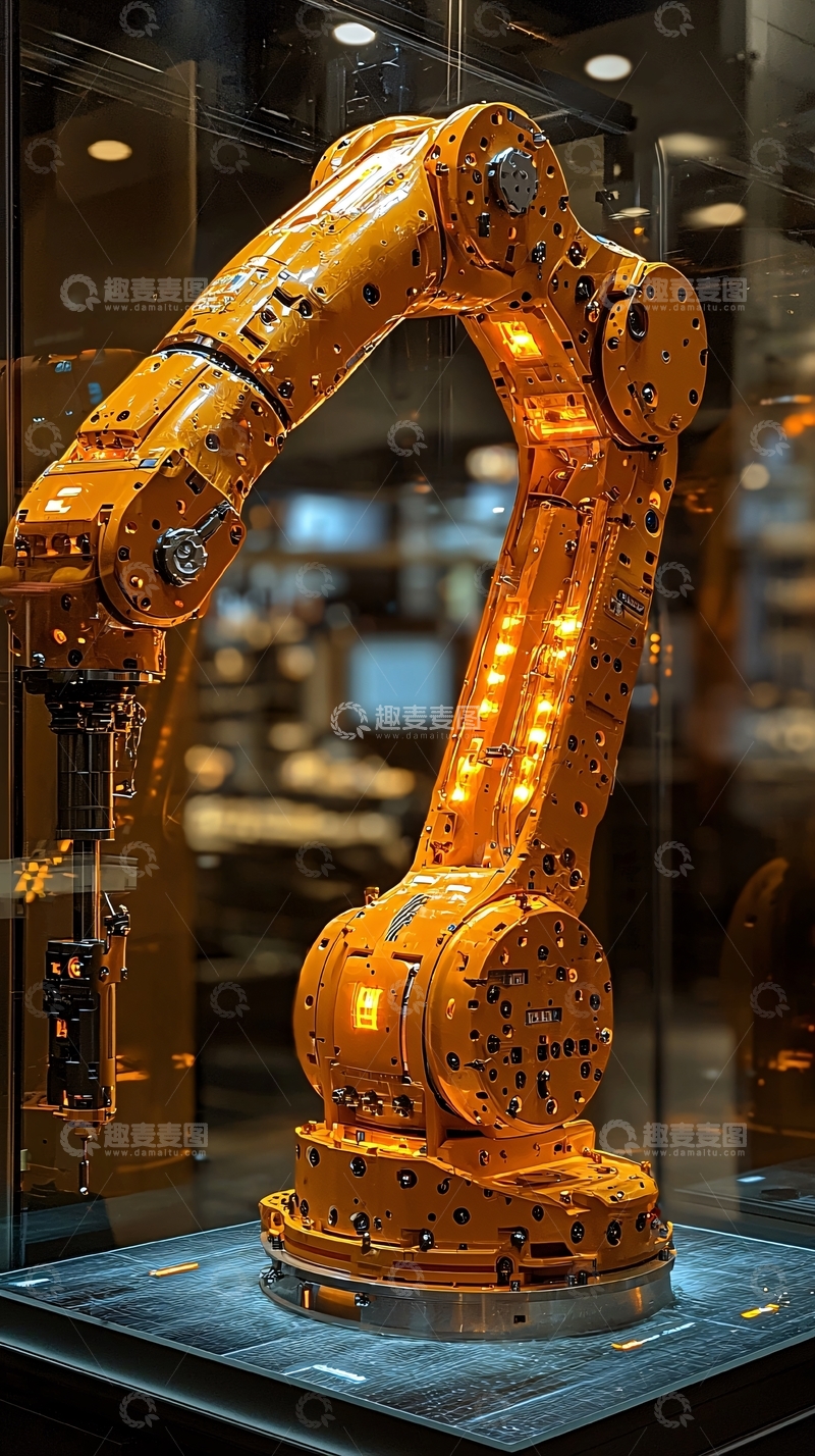 高清大图下载【趣麦麦图】-工业机器人手臂9