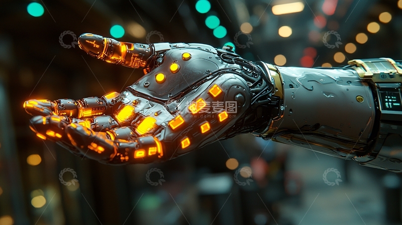 高清大图下载【趣麦麦图】机械臂