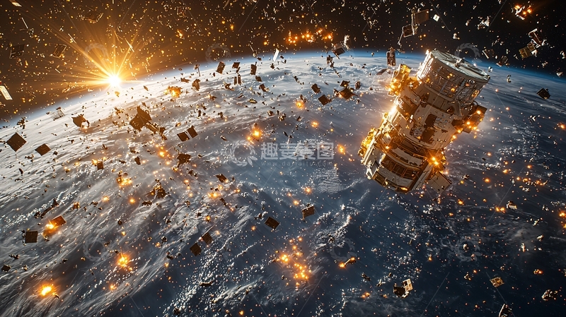 高清大图下载【趣麦麦图】太空垃圾