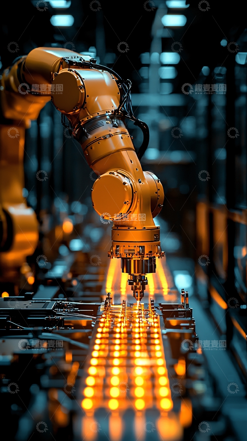 高清大图下载【趣麦麦图】-工业机器人