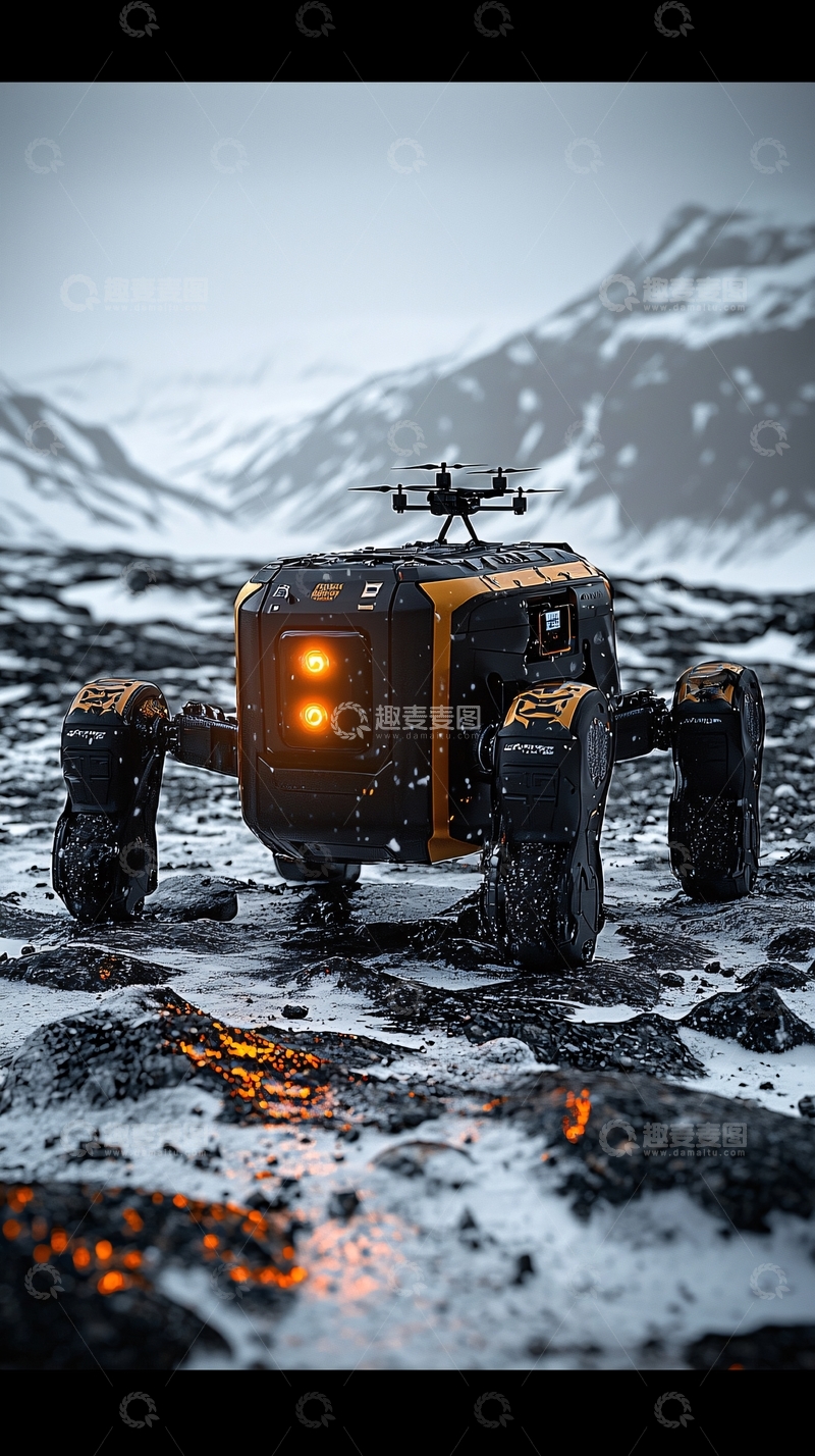 高清大图下载【趣麦麦图】未来科技感越野车