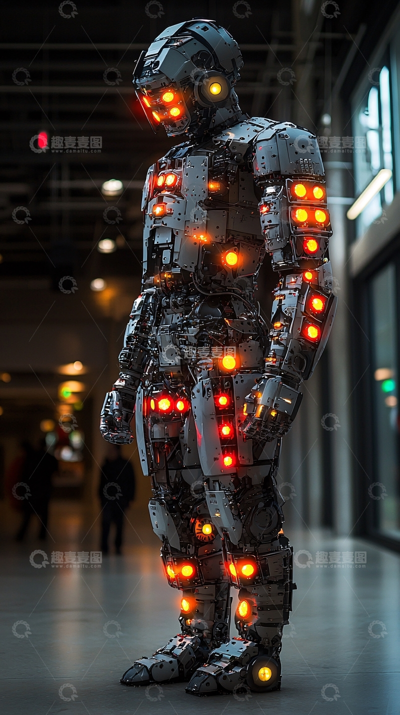 高清大图下载【趣麦麦图】科幻机器人