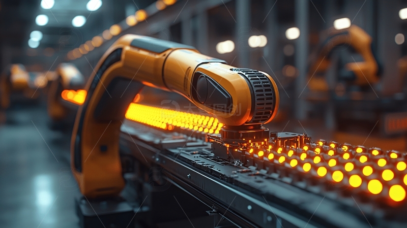 高清大图下载【趣麦麦图】工业机器人