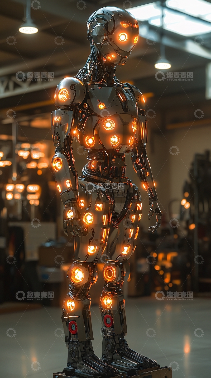高清大图下载【趣麦麦图】未来机器人
