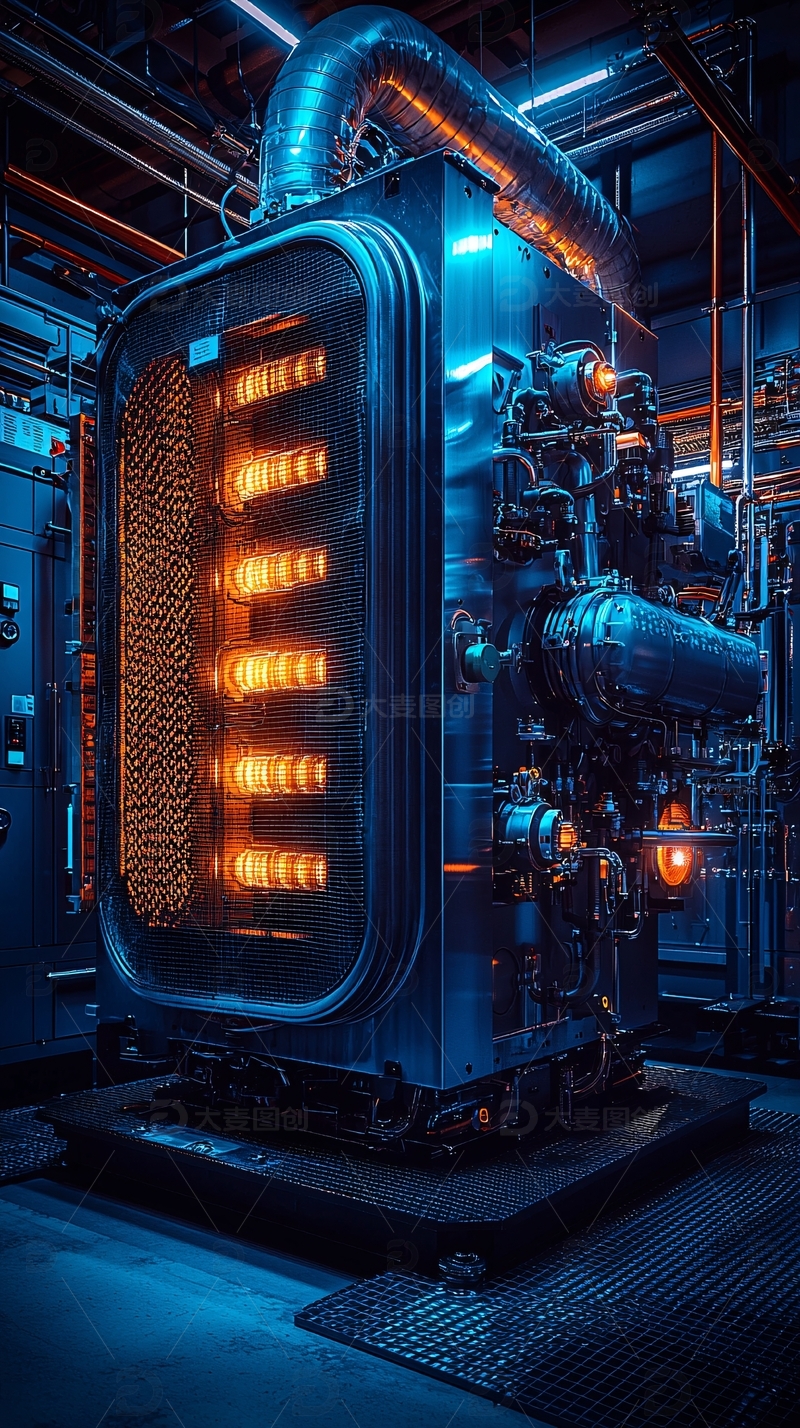 高清大图下载【趣麦麦图】未来科技感工业设备