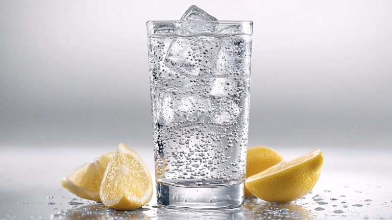 高清大图下载【趣麦麦图】冰镇饮料柠檬切片