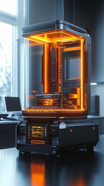 未来科技感3D打印机