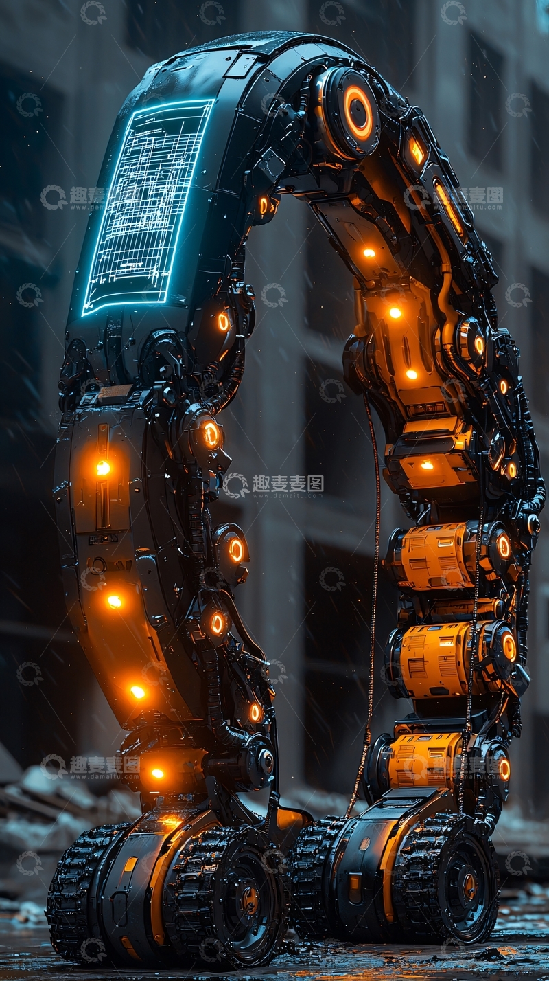 高清大图下载【趣麦麦图】未来科技机械