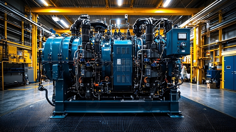 高清大图下载【趣麦麦图】大型工业柴油发电机组