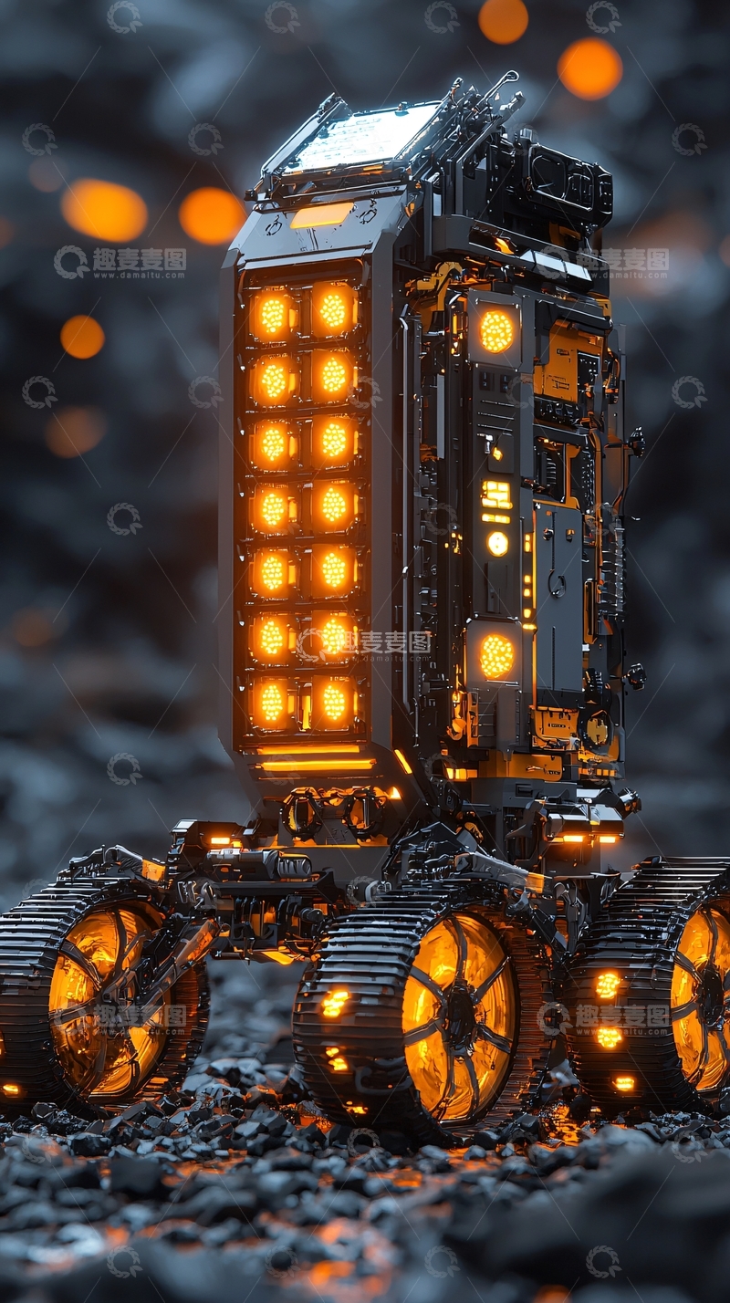 高清大图下载【趣麦麦图】未来科技探测器