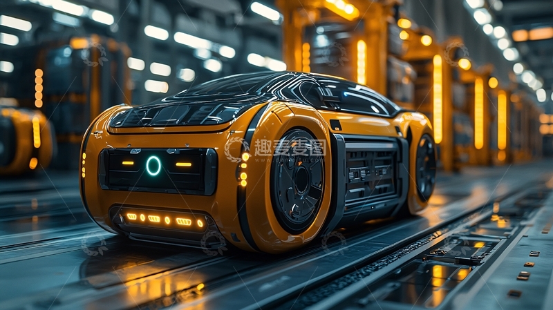 高清大图下载【趣麦麦图】未来感汽车