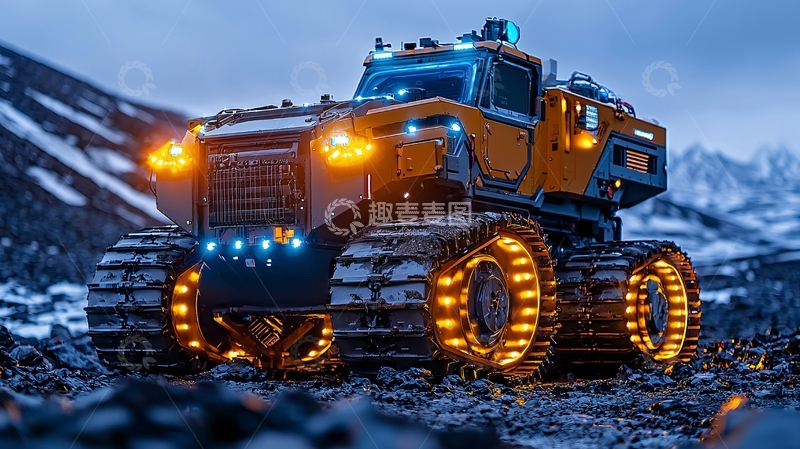 高清大图下载【趣麦麦图】-未来科技越野车