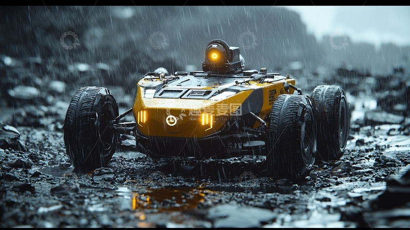 高清大图下载【趣麦麦图】未来感机器人