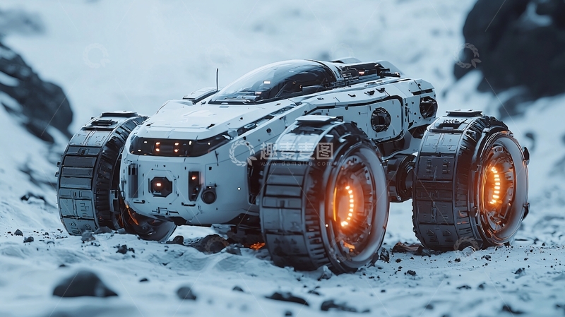 高清大图下载【趣麦麦图】未来科幻越野车