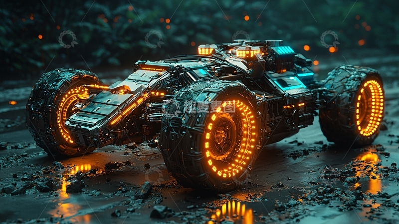 高清大图下载【趣麦麦图】未来赛车