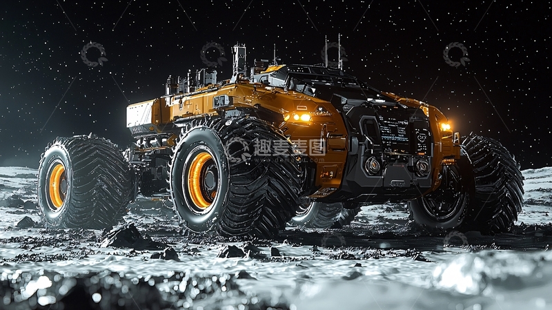 高清大图下载【趣麦麦图】月球探测车