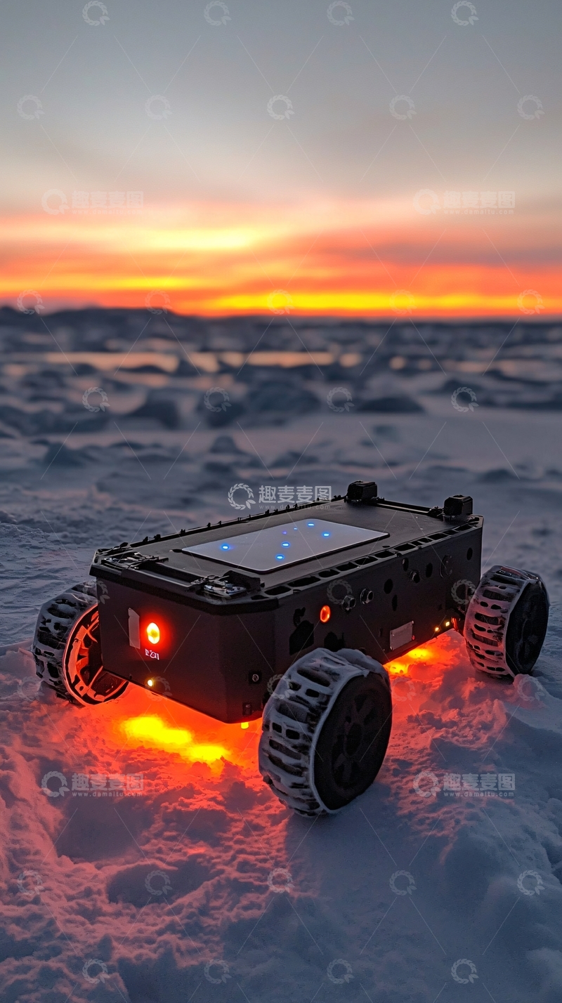 高清大图下载【趣麦麦图】极地机器人