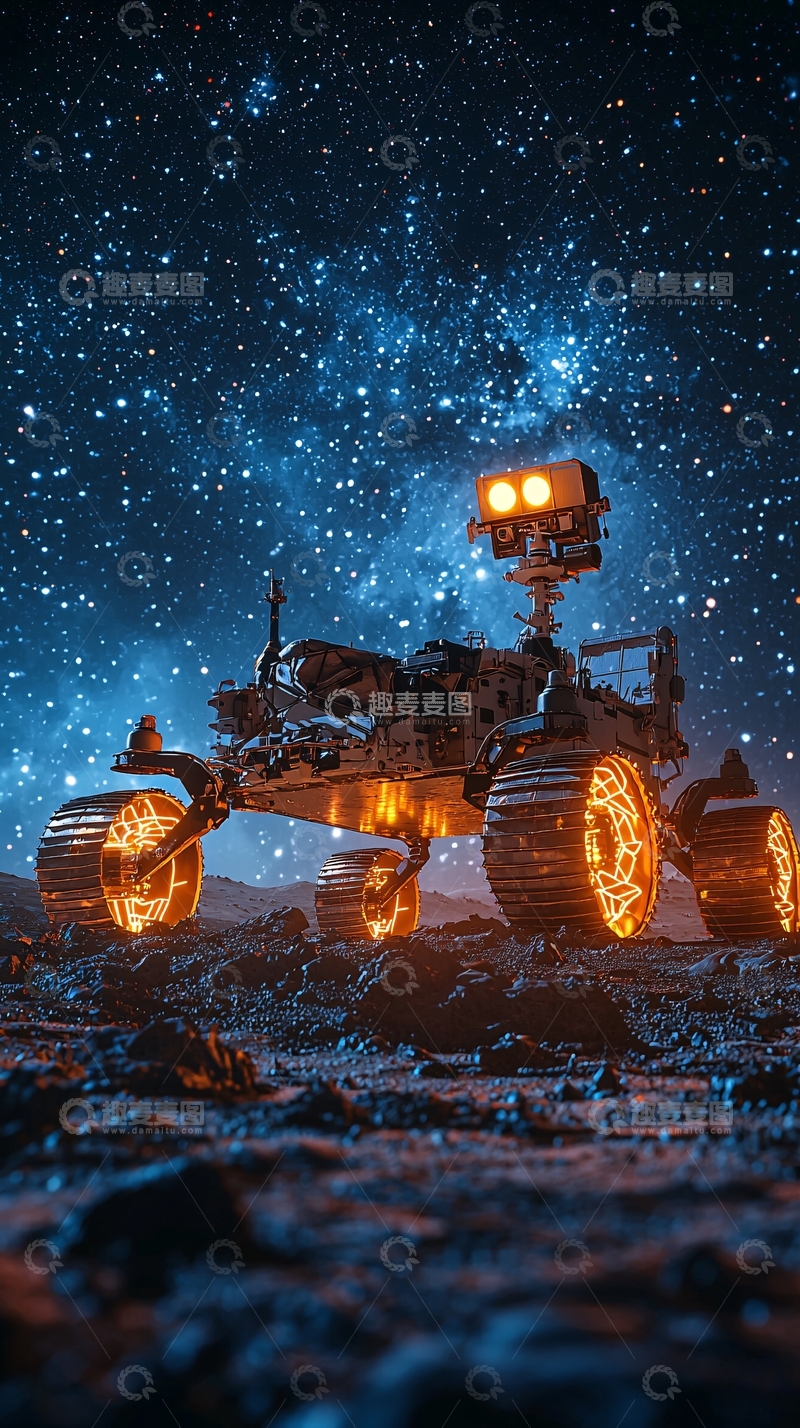 高清大图下载【趣麦麦图】火星探测器